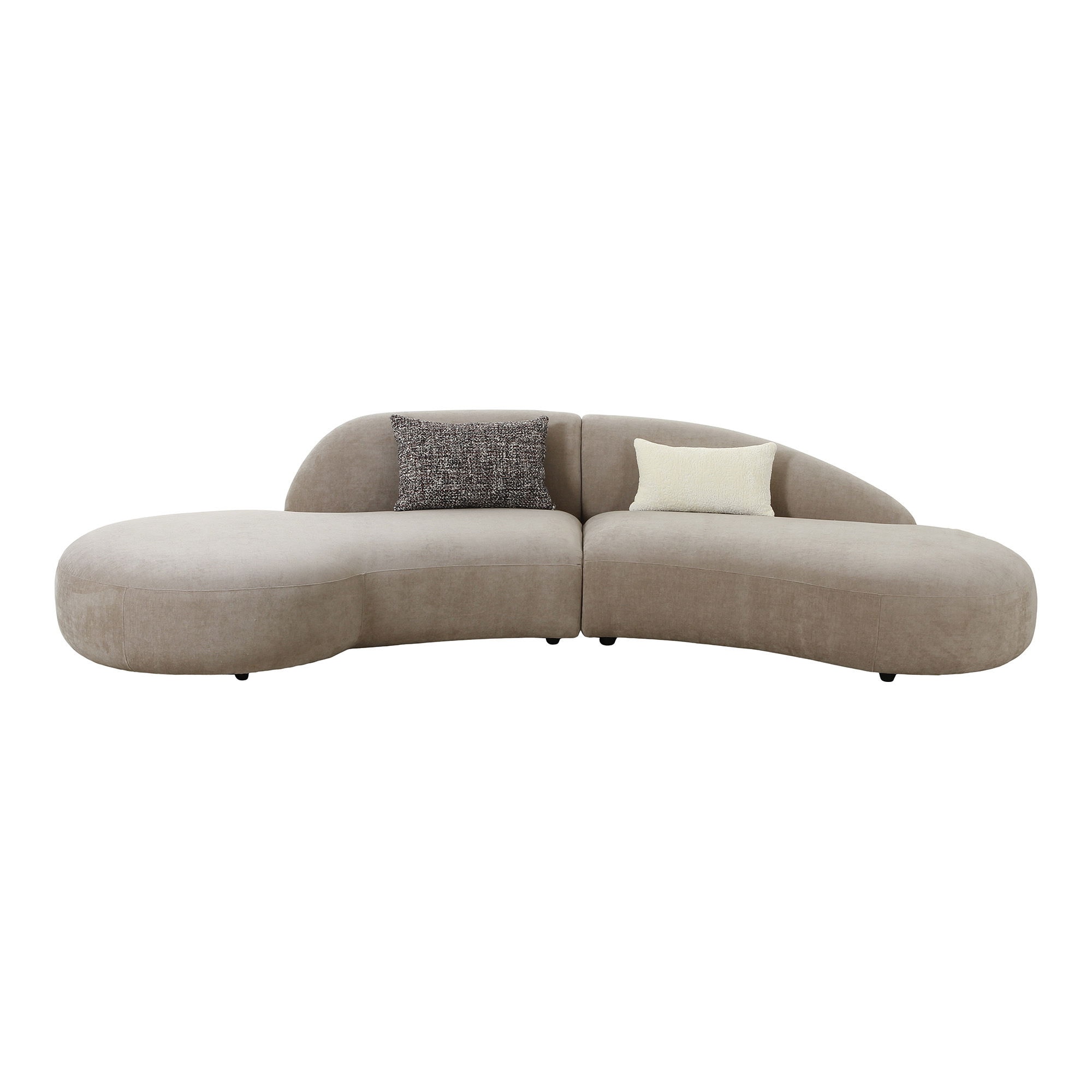 House Nordic Venice sofa i natur chenille med 2 puder HN1256