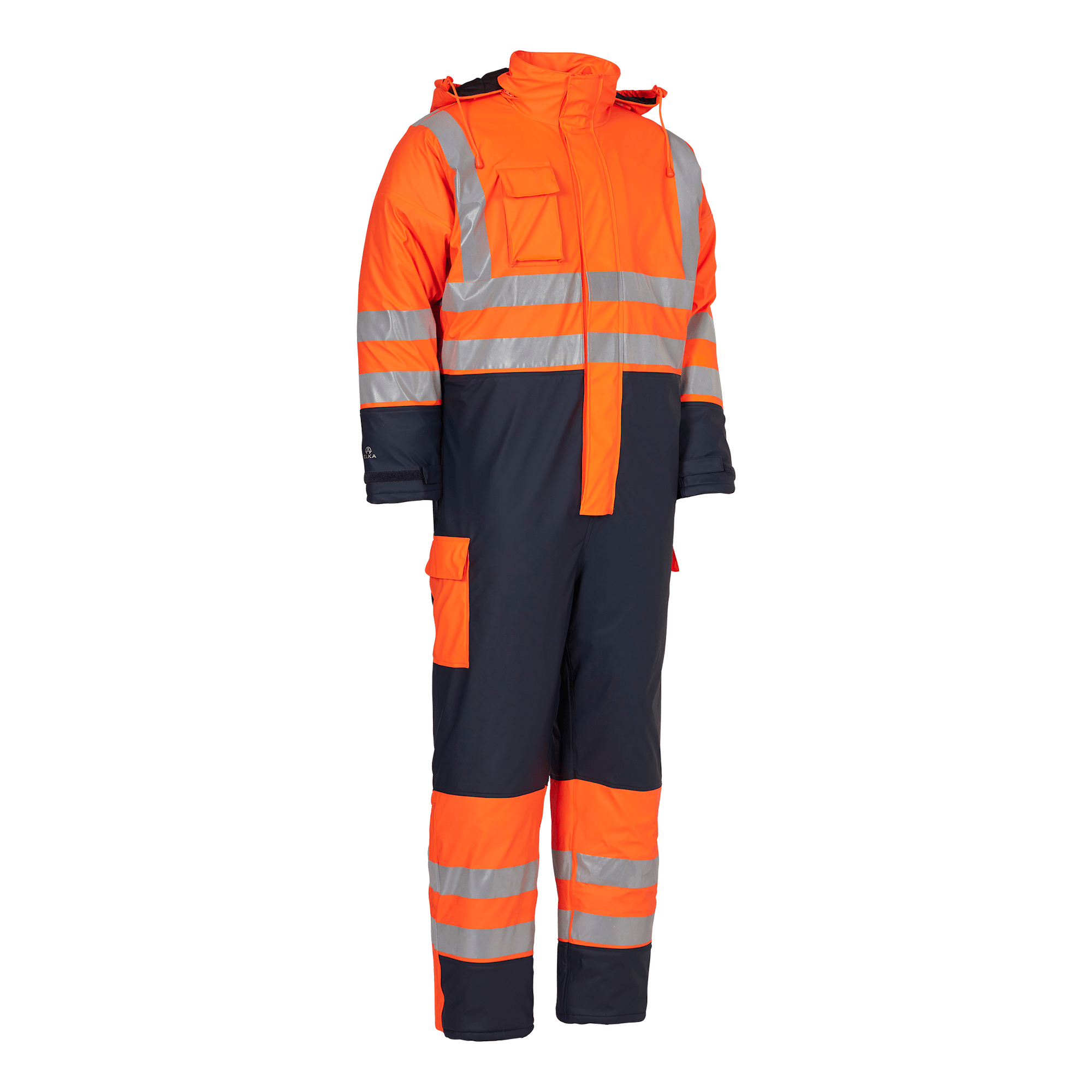 Elka Dry Zone Visible termoheldragt - Fl. orange/marine - 5XL