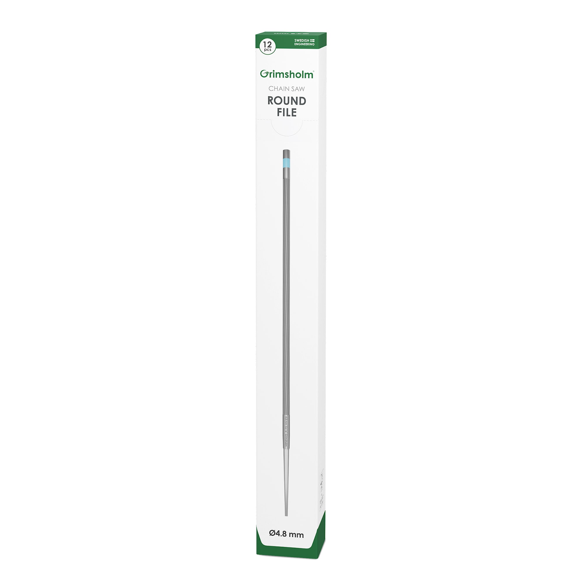 Grimsholm rundfil Premium Cut 4,8 mm, 12-pak