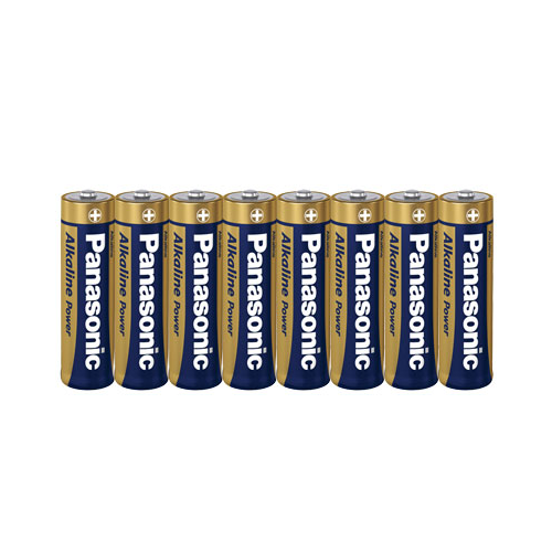 Panasonic Alkaline Batteri Power AA 8 stk.