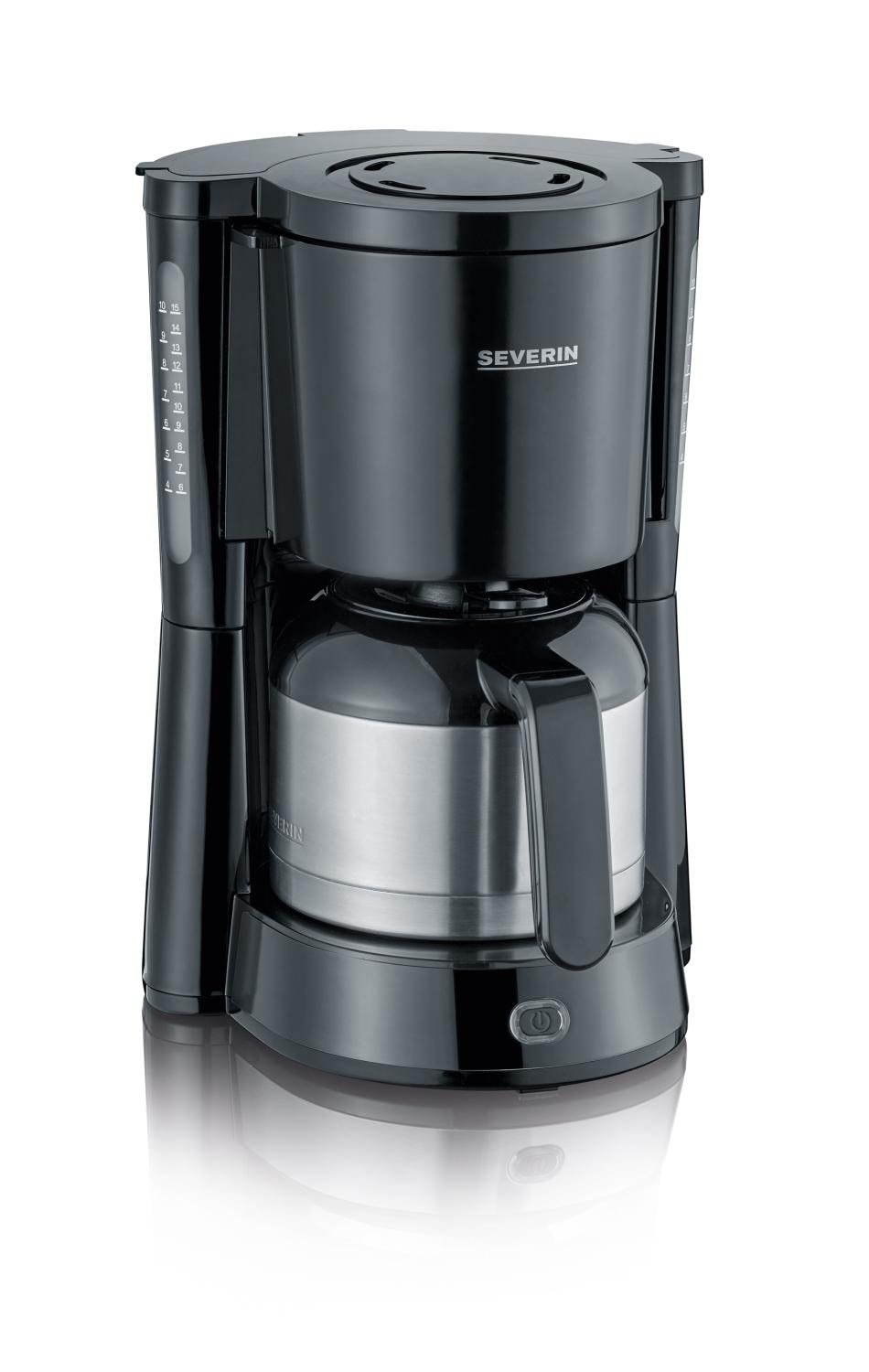 Severin Type KA 4835 termokaffemaskine 8 kopper sort 1000W