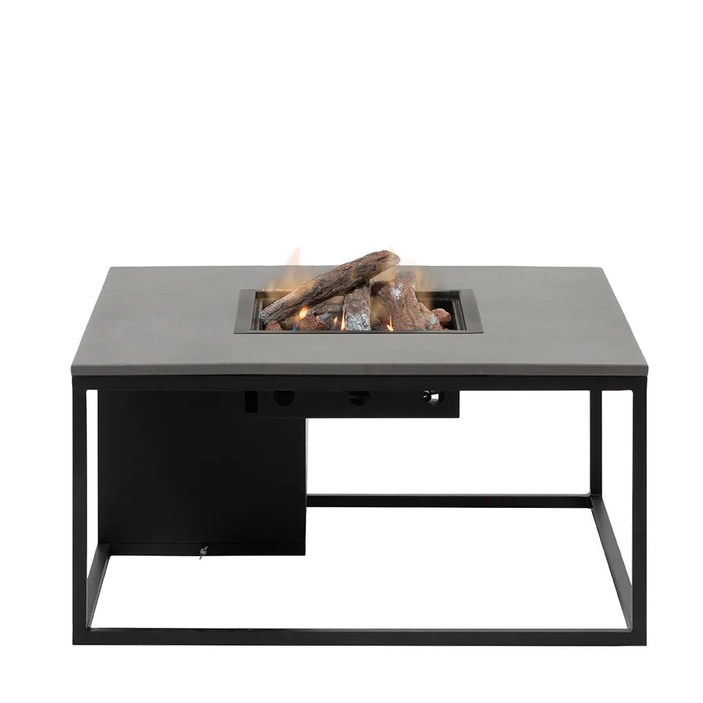 Cosi Cosiloft 120 bålbord lounge i sort/sort 120 x 80 x 50 cm