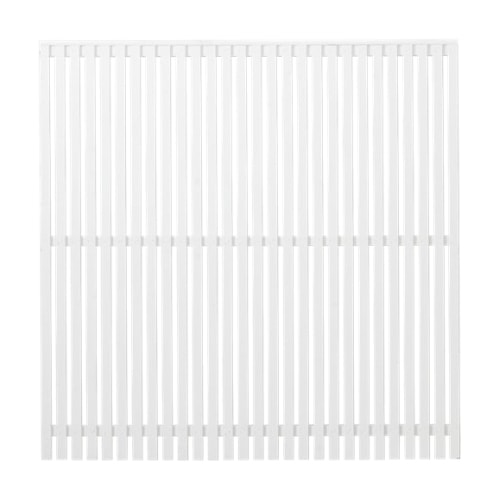 Plus Sendai hegn grundmalet hvid 180 x 80 cm