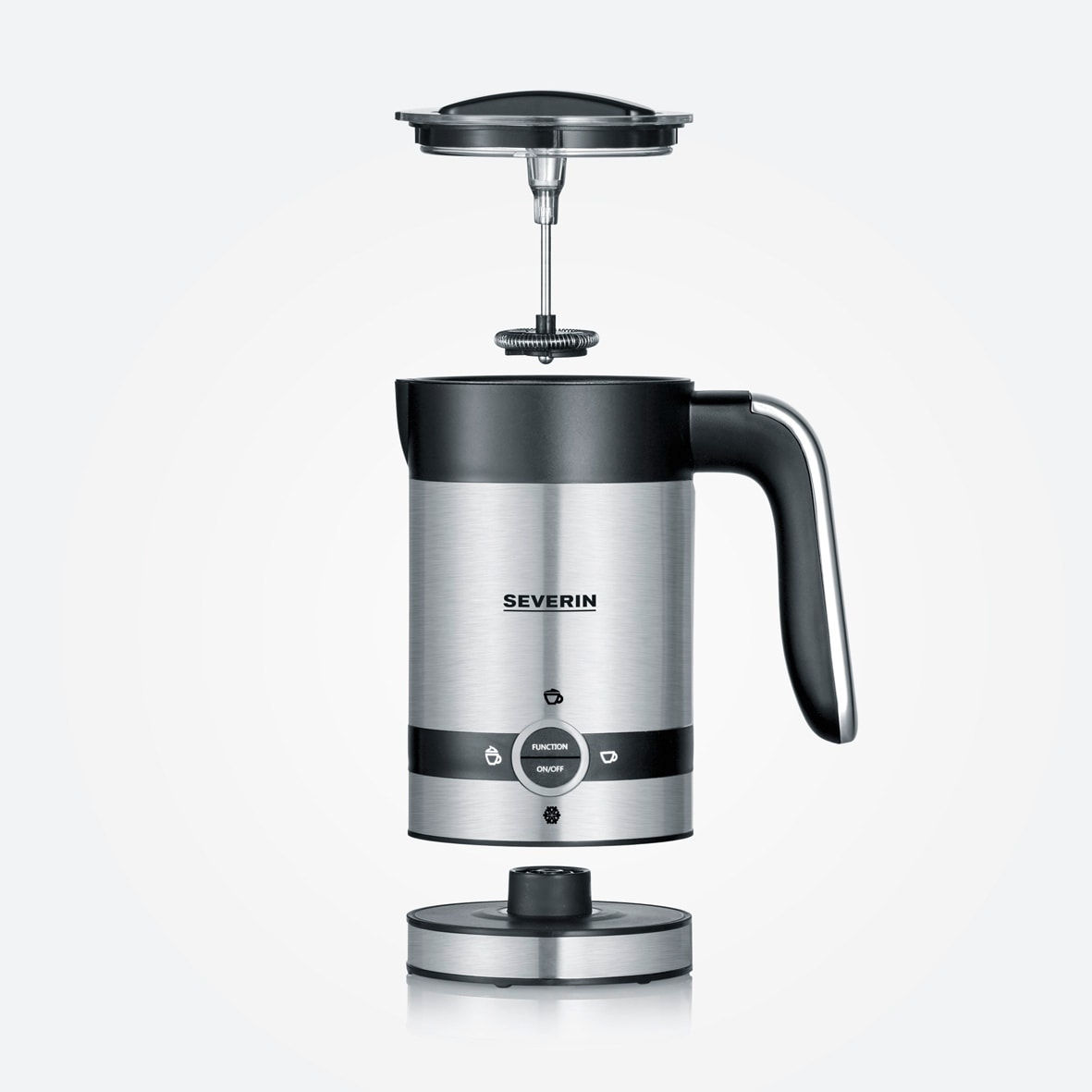 Severin SM 3584 mælkeskummer rustfri 200 ml
