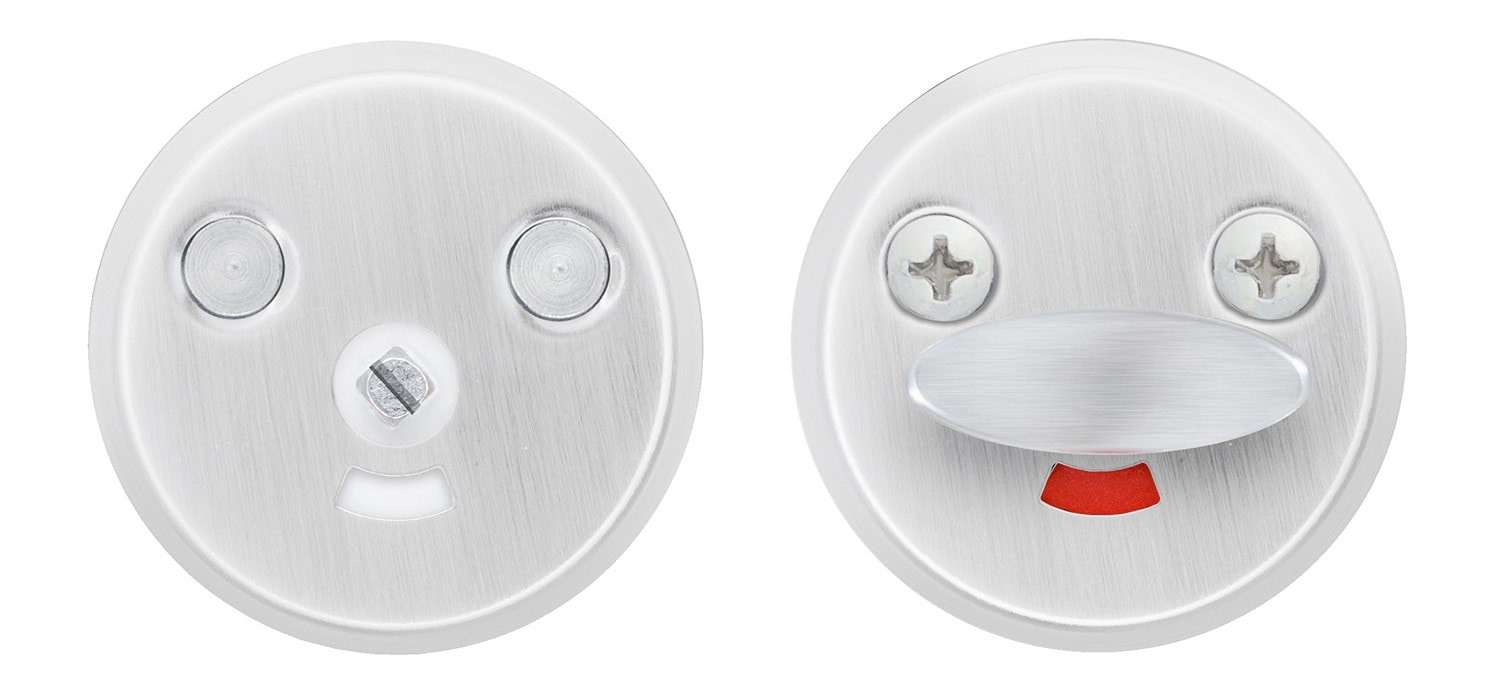 Beslagsboden B722 toiletbeslag i sort Ø50 mm