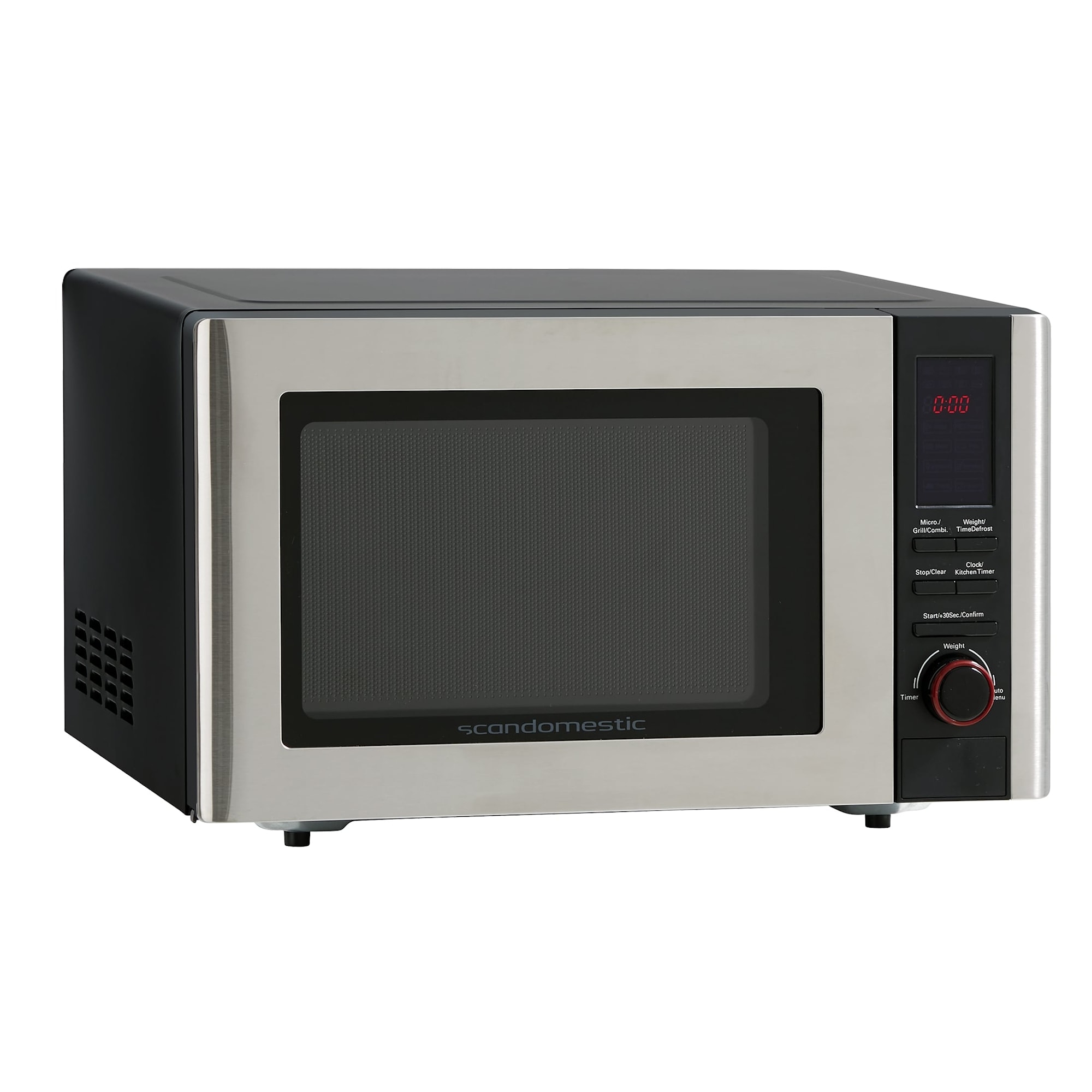 Scandomestic MIG 27 SS mikroovn med grill sort/rustfri 23L 800W