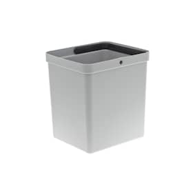 Affaldsspand 15 liter i grå 27 x 23 x 29 cm