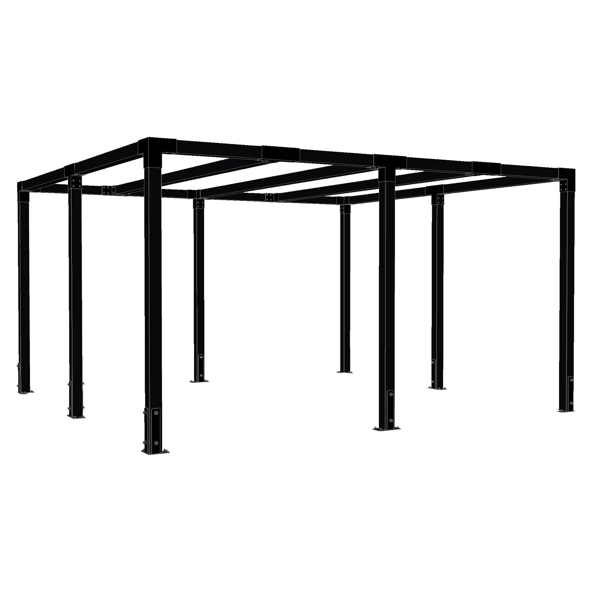 Plus Cubic pergola B387 x 217 x 387 cm