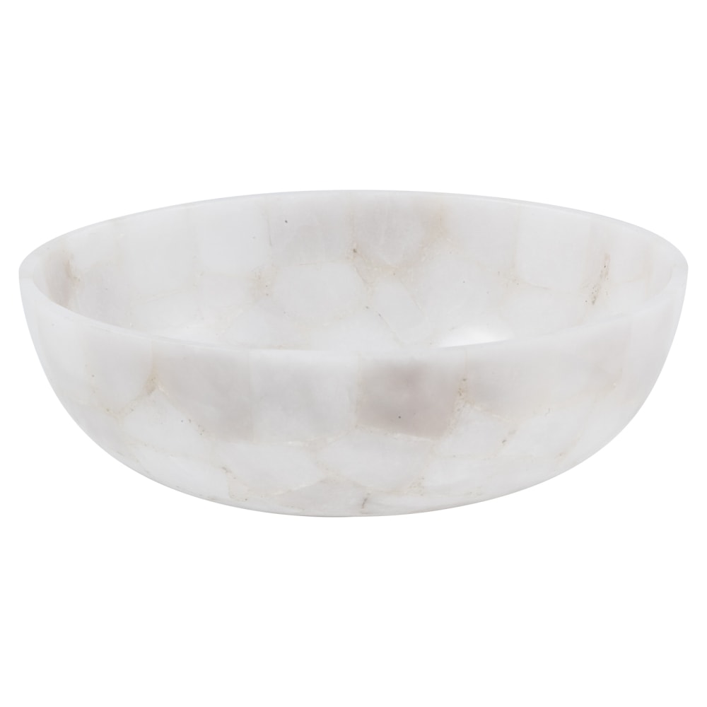 GemLook GL130 håndlavet håndvask i hvid kvarts Ø40 cm