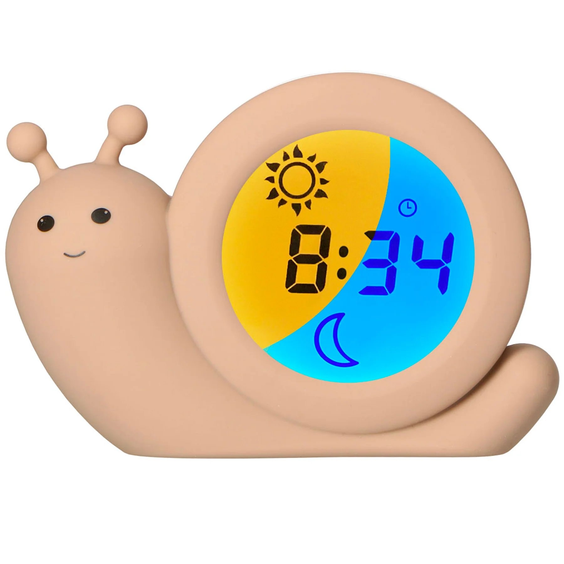 Alecto Baby BC-110 Simon søvntræner/vækkeur med natlys beige