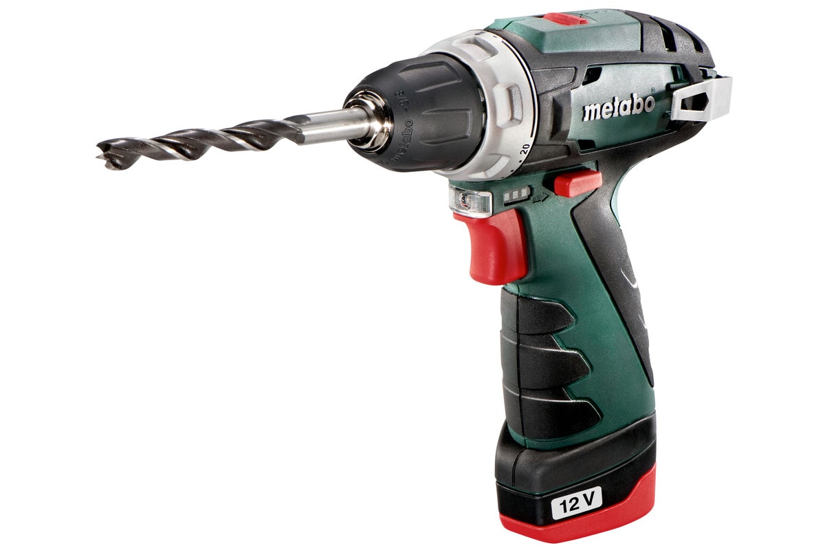 Metabo skruetrækker PowerMaxx BS 12V med 1x2Ah batteri og lader