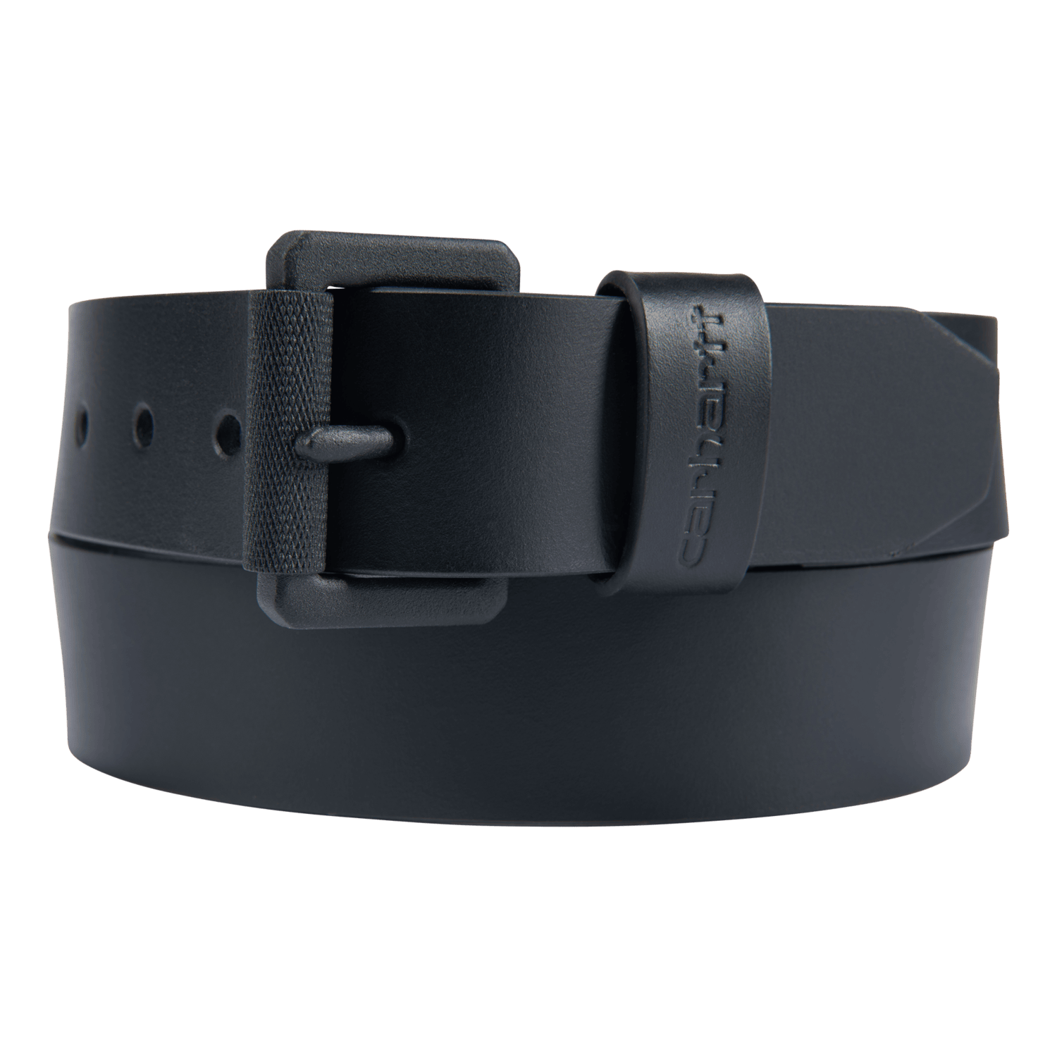Carhartt Bridle Leather Roller Buckle Belt Men Black/Black 44W