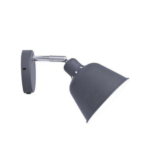 Halo Design Carpenter Ø15 væglampe grå E14