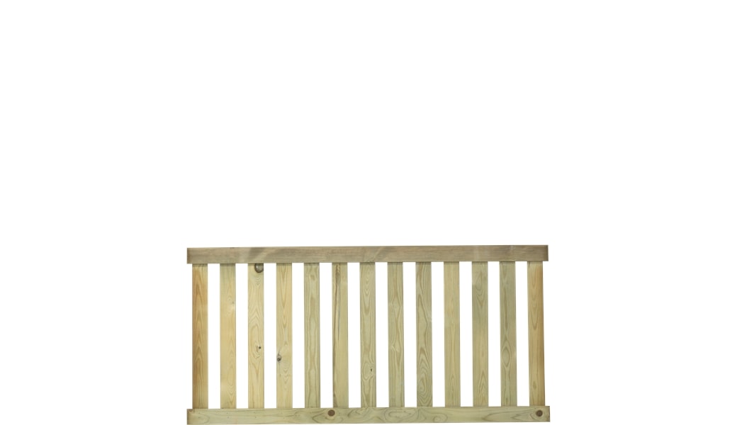 Plus Ligno Facadeelement i trykimprægneret150 x 73 cm 13605-1