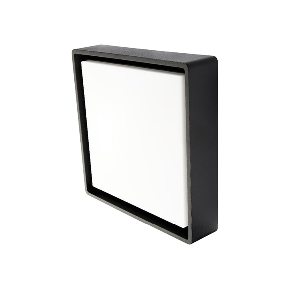 SG Frame Square Maxi LED væglampe i sort 21W 3000K IP66