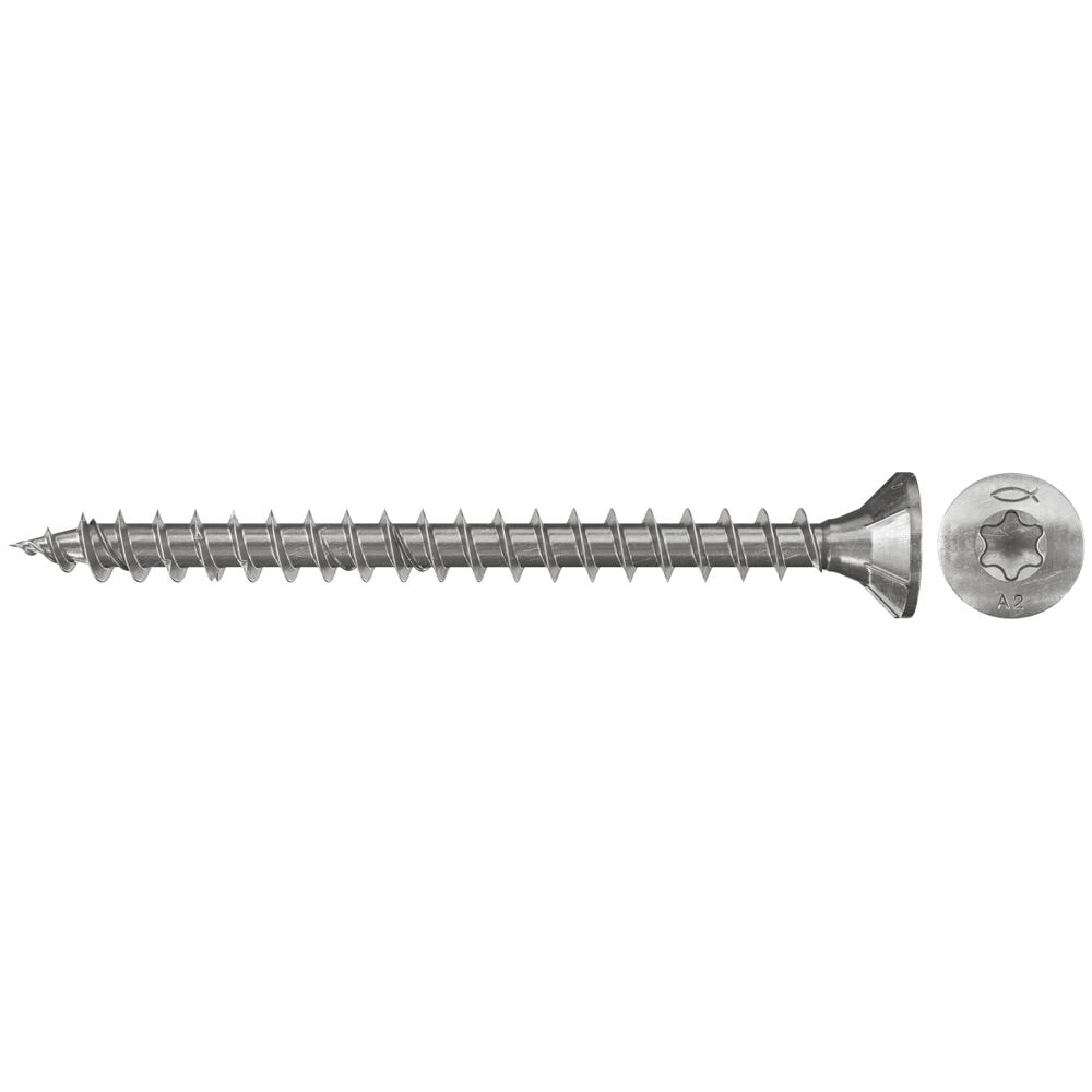 Fischer FPF-ST 3,0 x 16 A2 spånskrue undersænket rustfri TX10 300 stk.