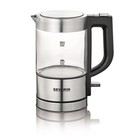 Severin WK 3472 elkedel glas 0,5L 1100W
