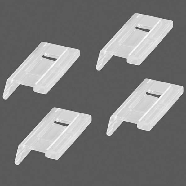 Elfa Classic kurvestop til meshkurve i transparent Pakke med 4 stk.