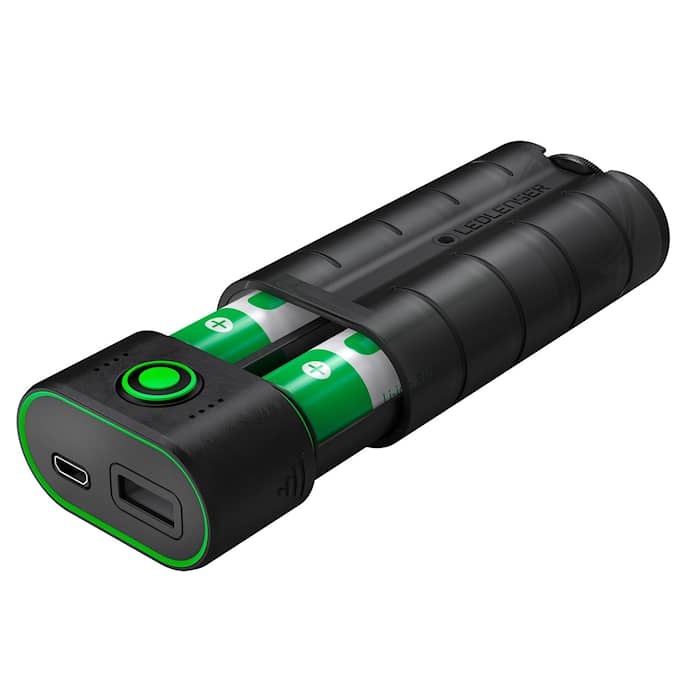 Ledlenser Flex7 powerbank inkl. 2 batterier