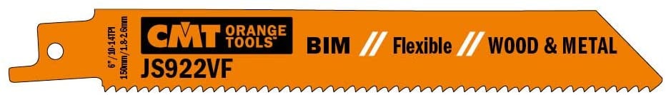 CMT JS1122VF bajonetsavklinge 225 mm BIM Flex til træ og metal 5 stk.