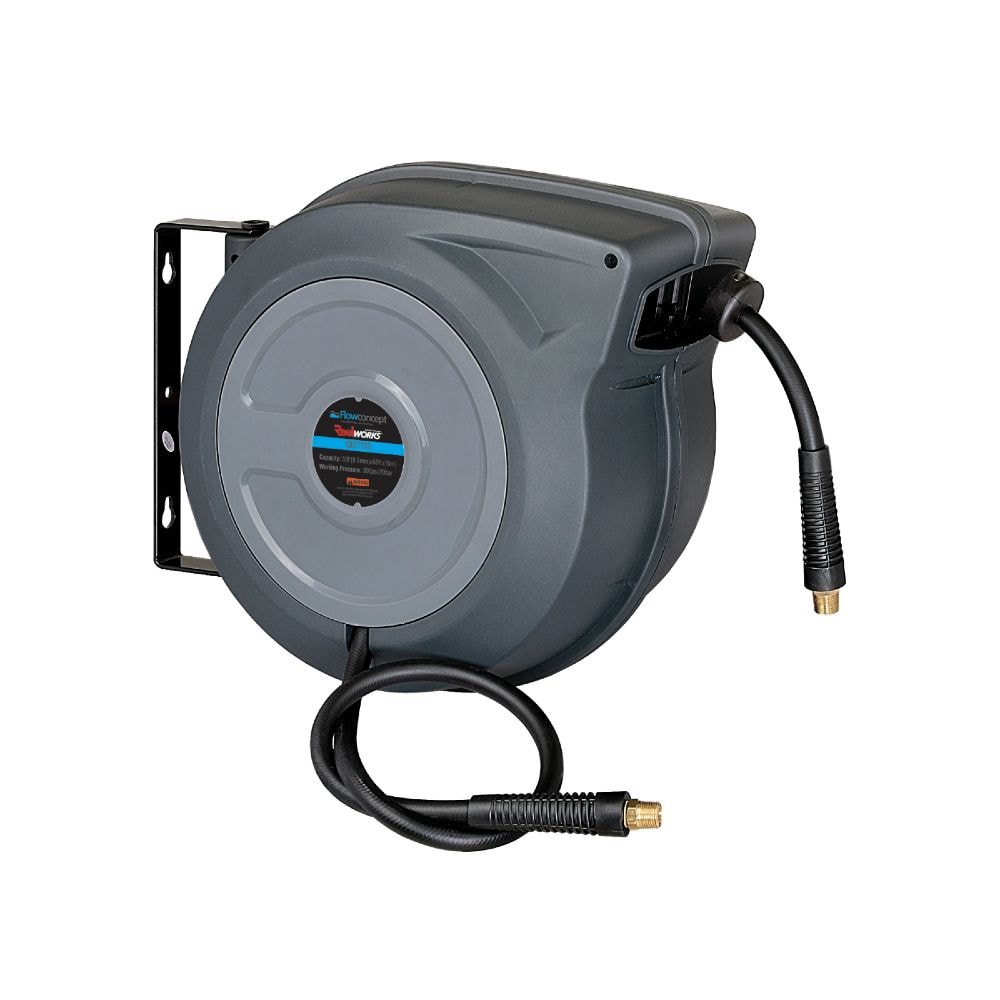 Flowconcept automatisk slangeopruller polymerslange 20 bar 3/8" x 10 m