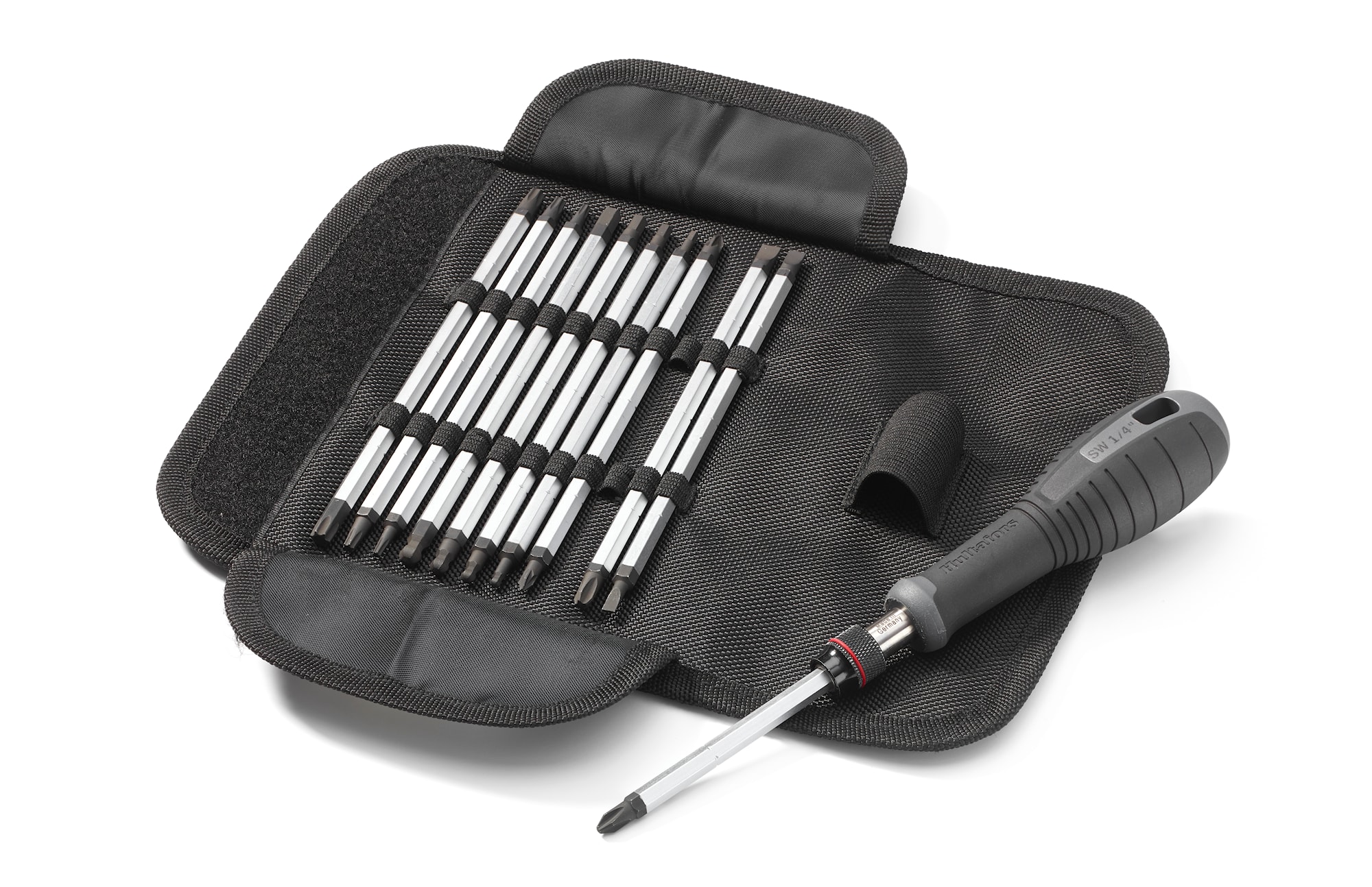 Hultafors bitsholder skruetrækkkersæt HSS lange bits