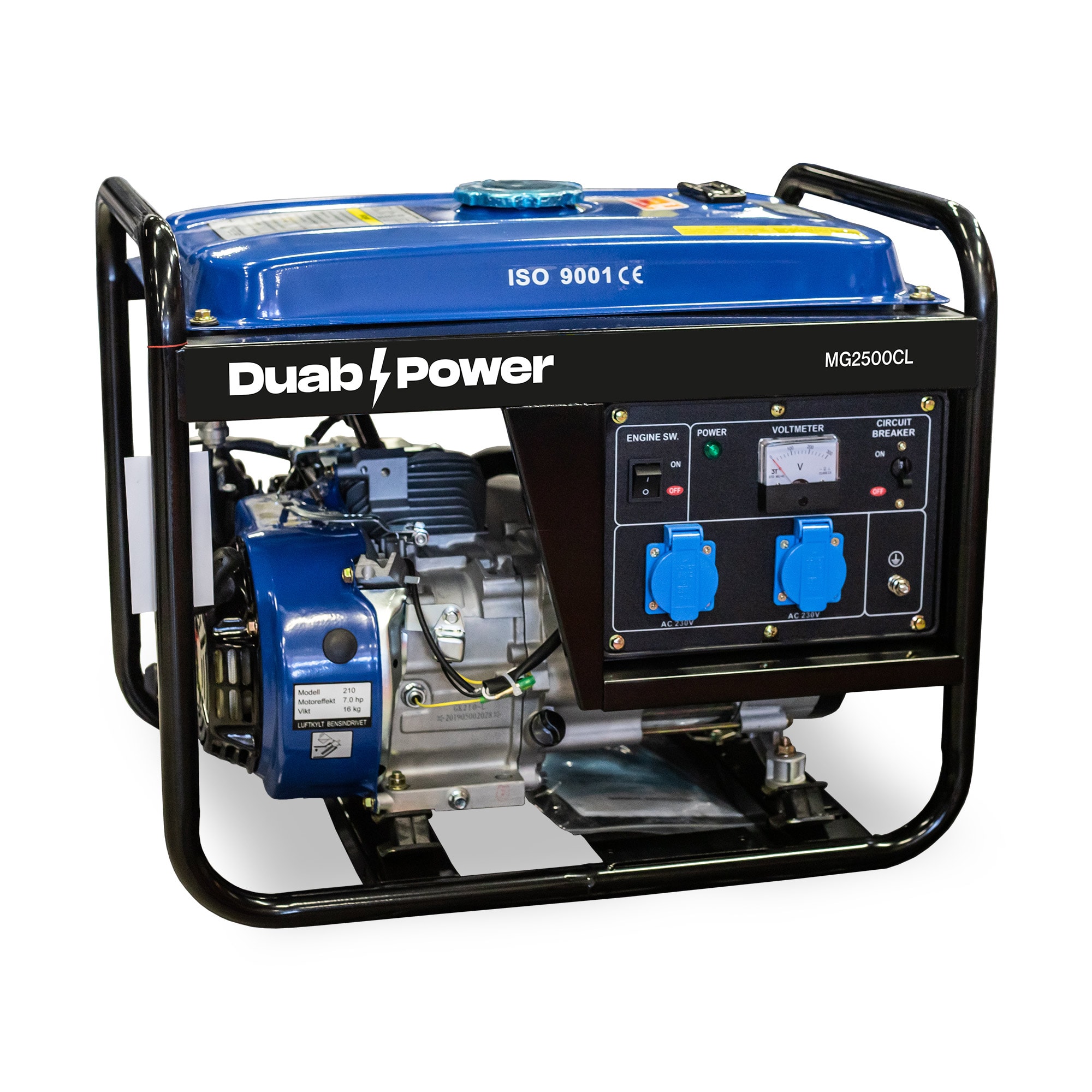 Duab-Power Generator MG2500 1-faset benzin