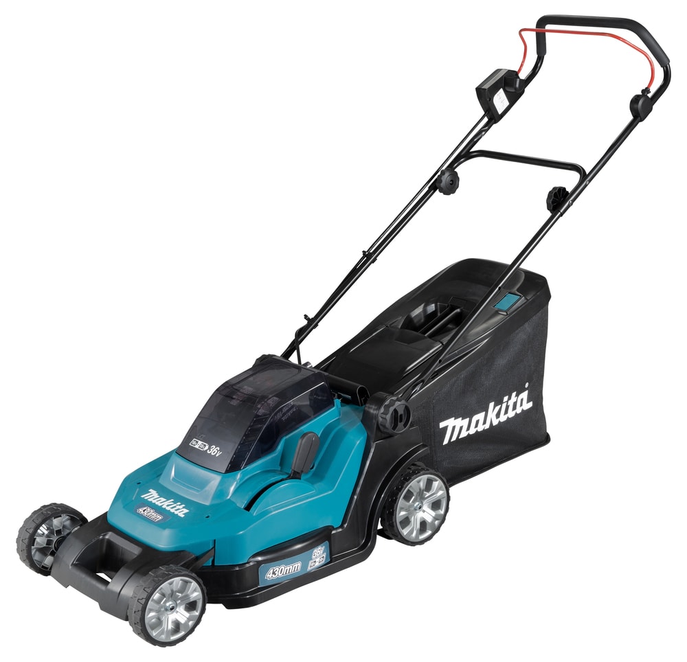 Makita plæneklipper LXT 18V X2 43 cm 50L inkl. batteri & lader DLM432CT2