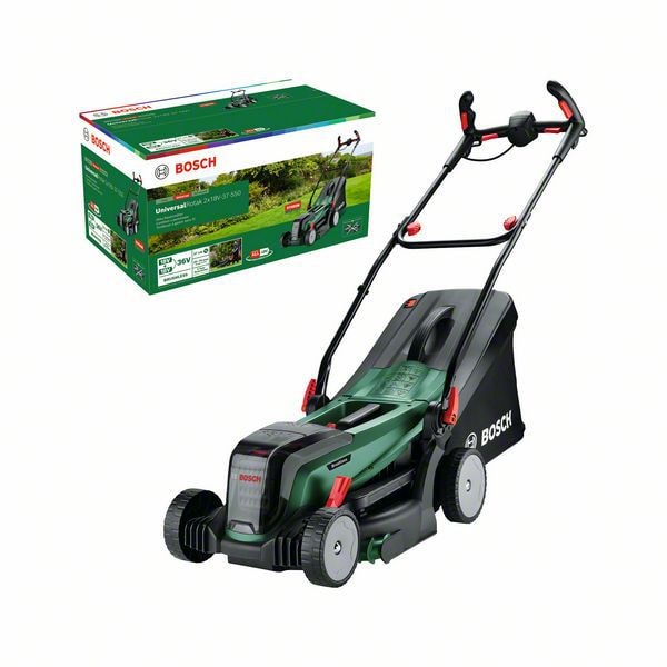 Bosch DIY Akku Plæneklipper Rotak 37Cm 2X18V Solo