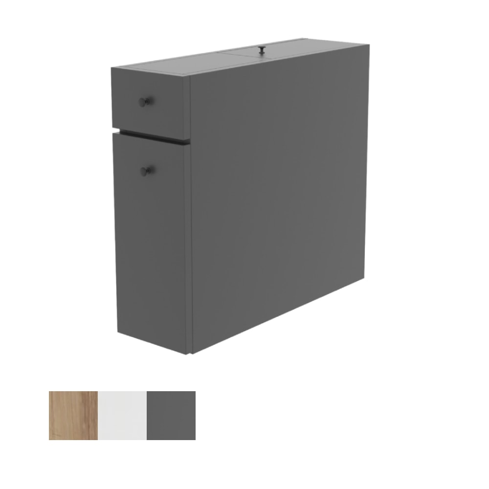 Daylife badeværelsesskab i antracit 19 x 55 x 60 cm