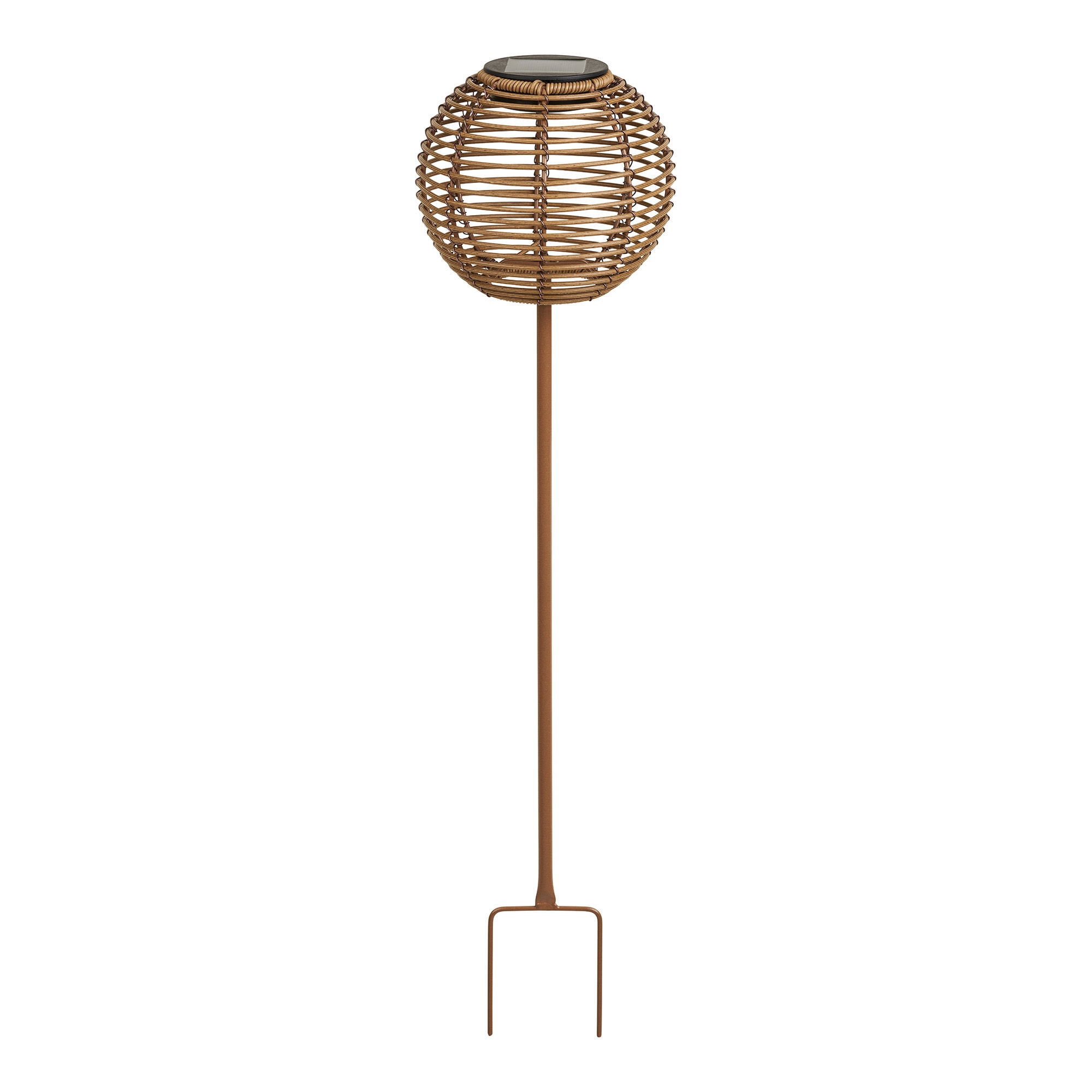 House Nordic Carlisle genopladelig lampe med integreret solcelle natur