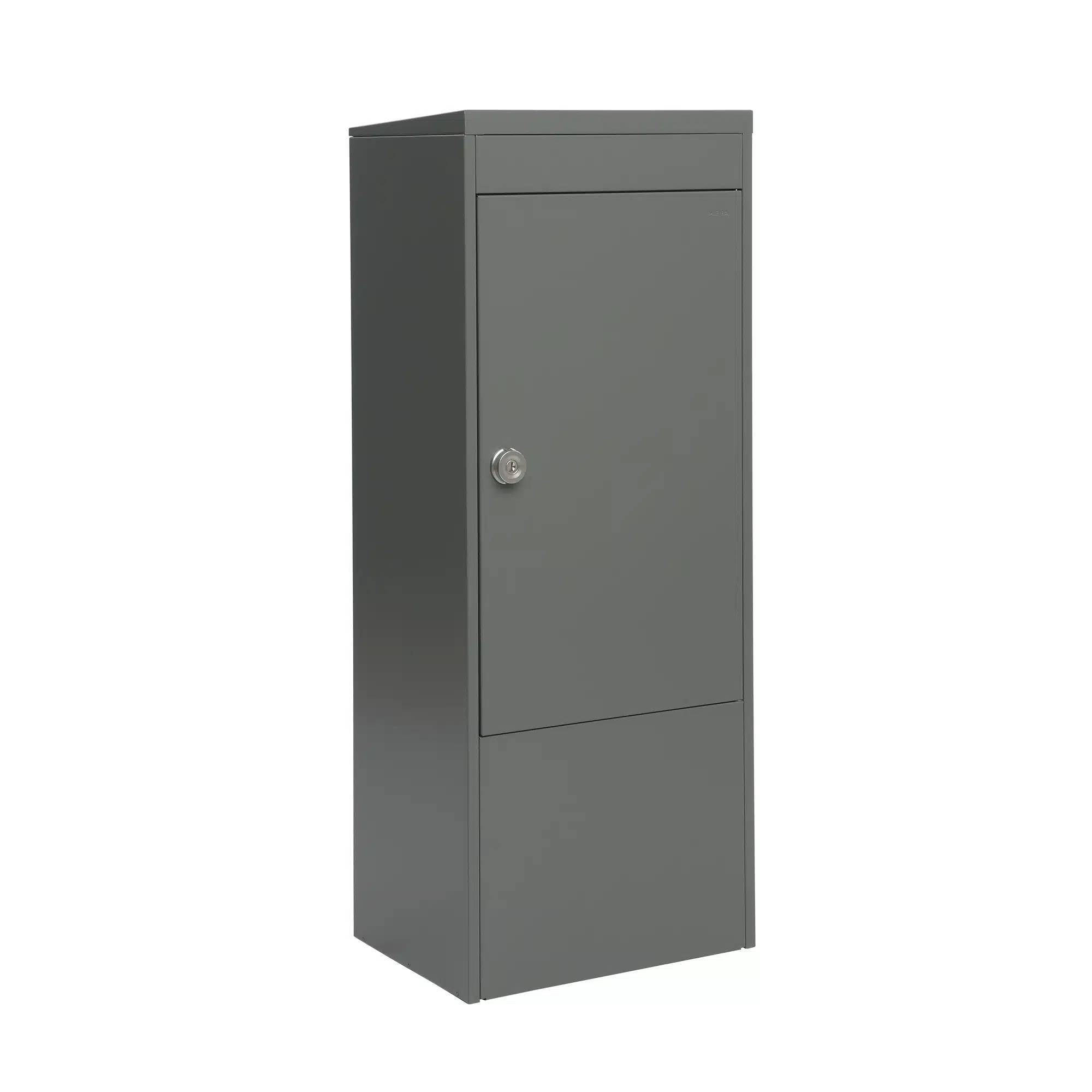 MEFA Mana 482 pakkepostkasse i basaltgrå struktur