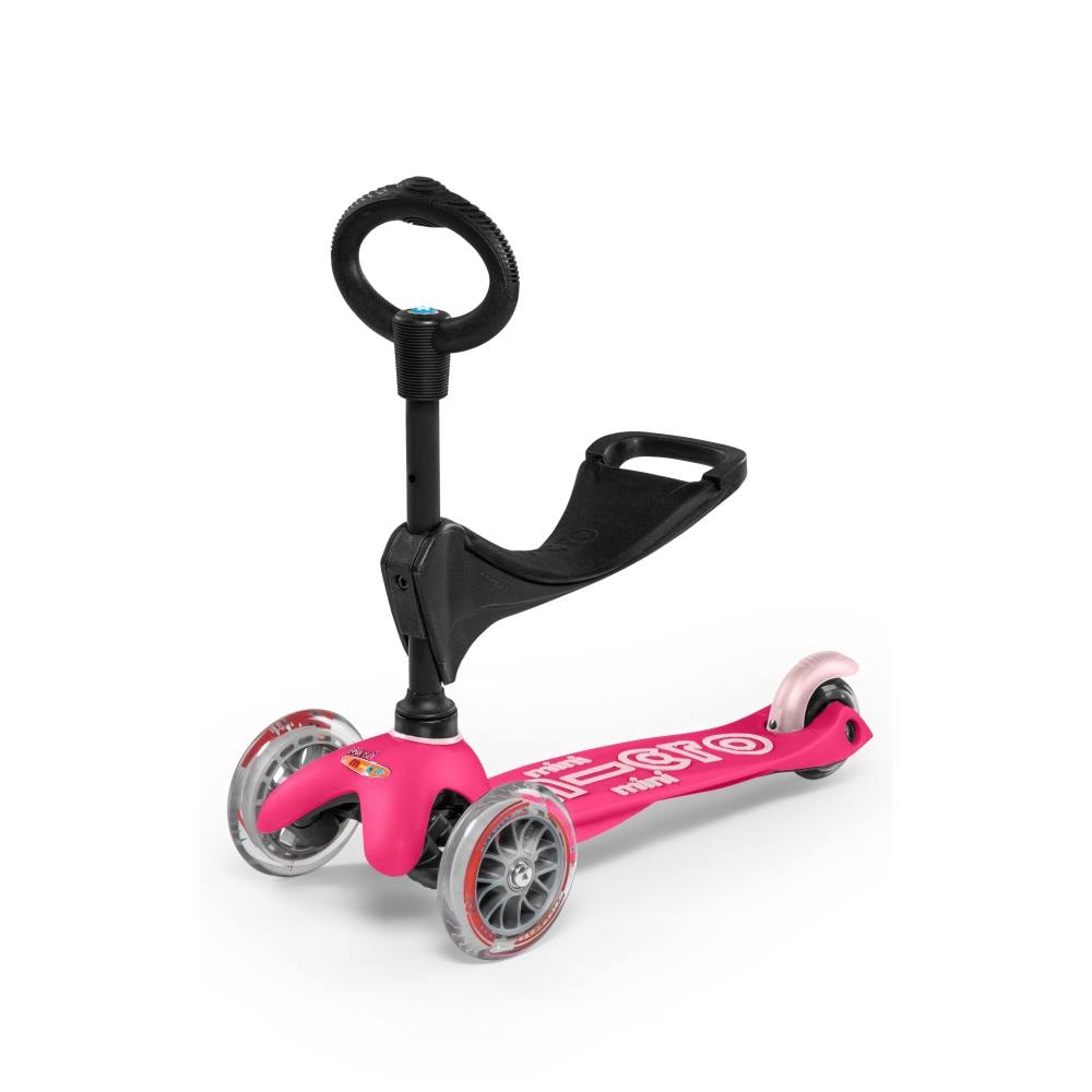 Micro Mini 3-i-1 Deluxe løbehjul/løbecykel i blå