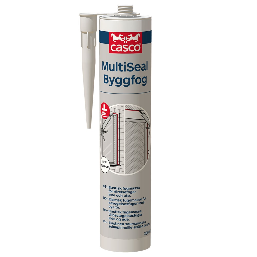 Casco MultiSeal byggefuge elastisk lys grå 300 ml