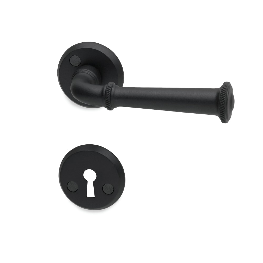 Habo Bergamo dørgreb krom inkl. nøgleskilt