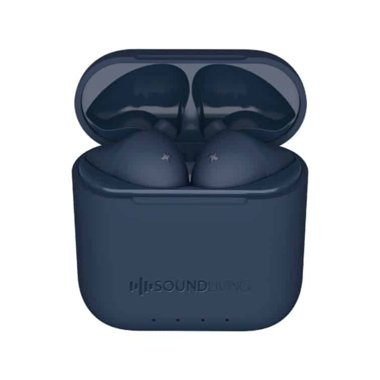 Soundliving Earbuds 2.0 Navy trådløse høretelefoner in-ear