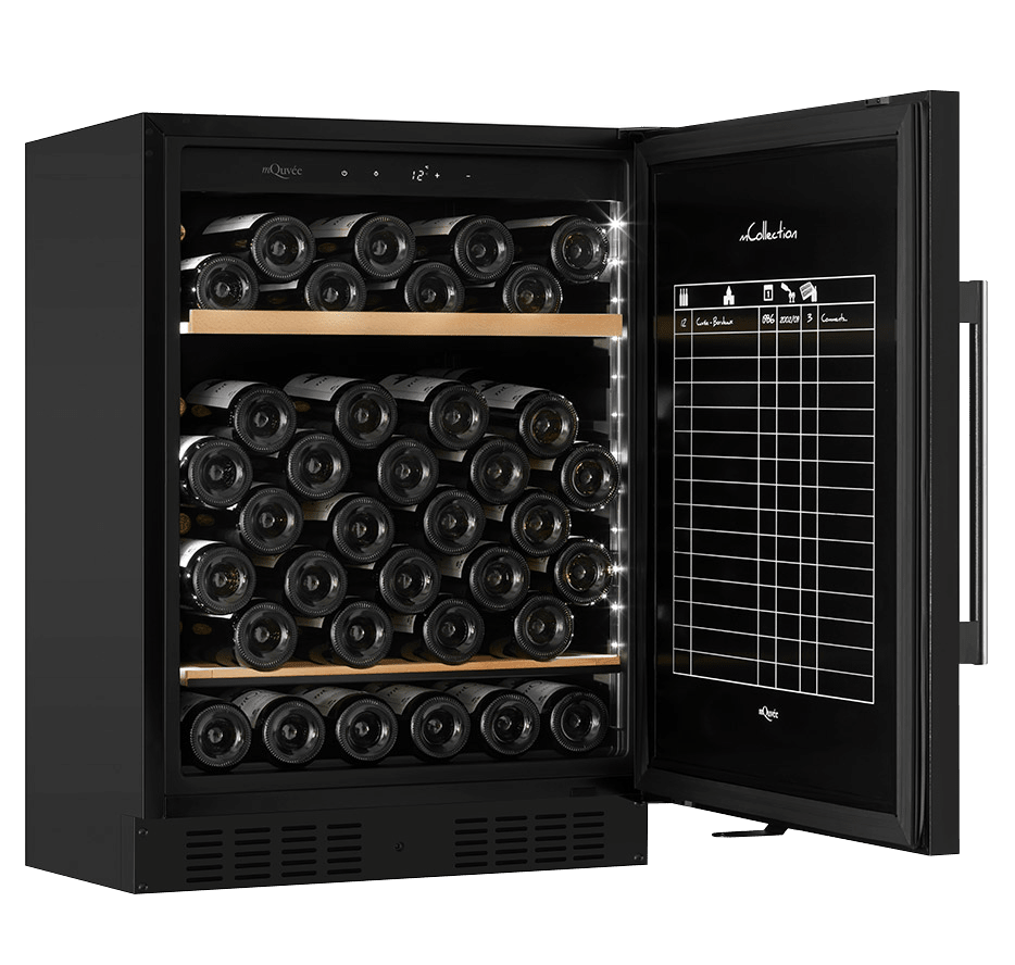 mQuvee WineStore 82 Anthracite Black vinopbevaringsskab