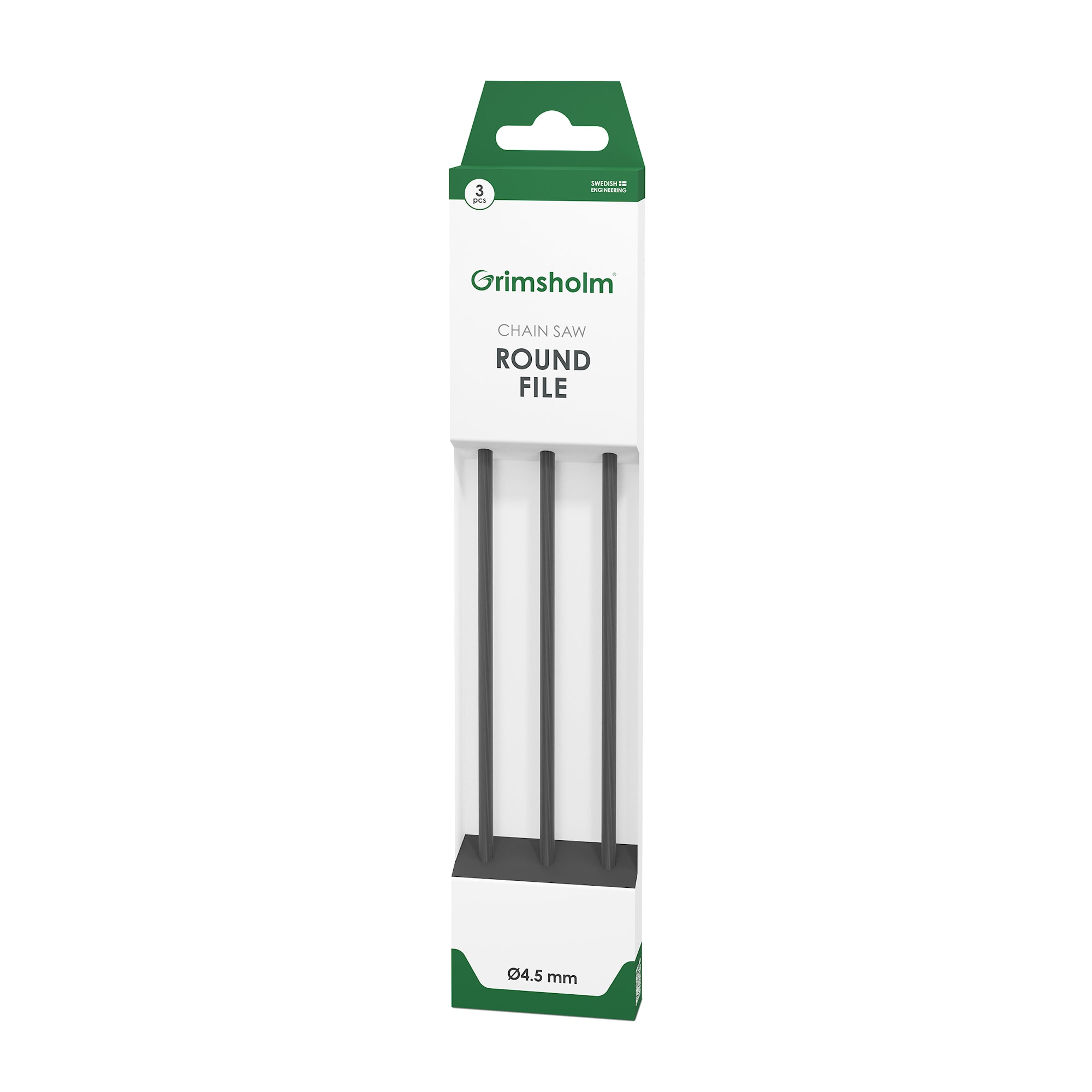 Grimsholm rundfil Premium Cut 4,5 mm, 3-pak