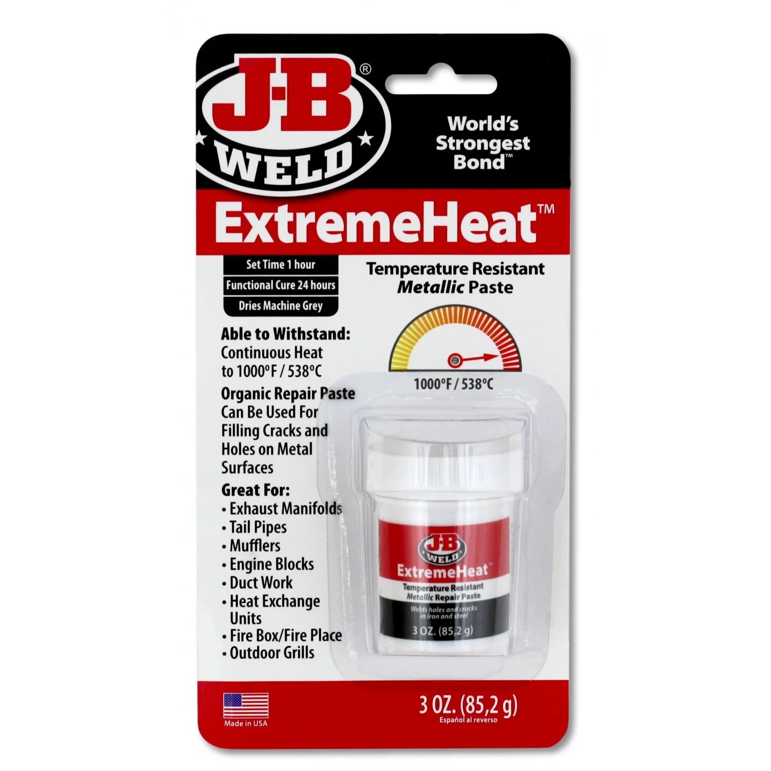 JB Weld ExtremeHeat reparation