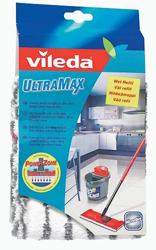 Vileda ultra max ekstra pude til fladmoppe ultramax og 1-2 spray