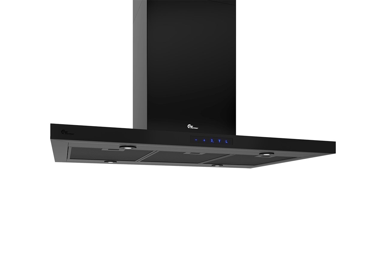 Thermex Harwich II frithængende emhætte i rustfri med motor 90 cm