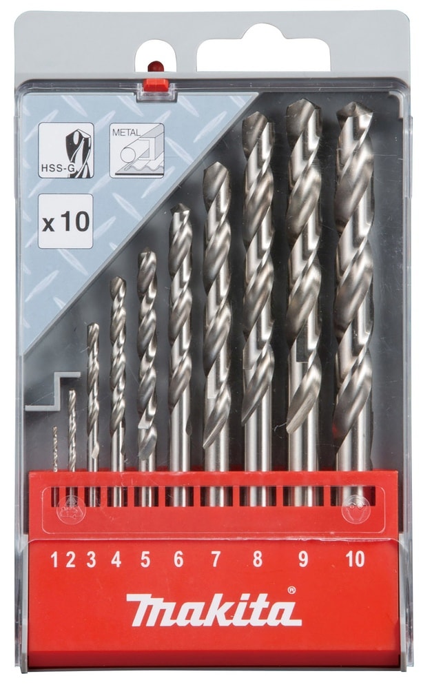 Makita HSS-G borsæt 10 dele
