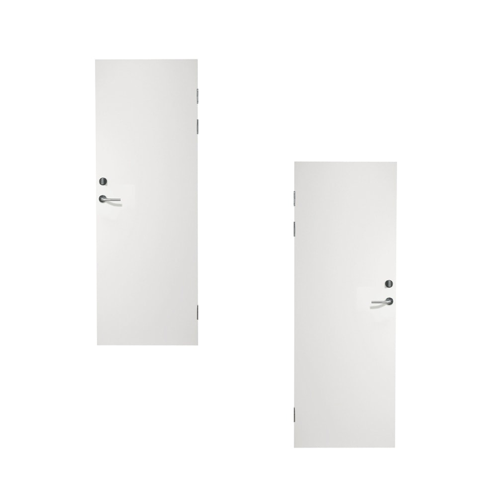 Klimadør, Swedoor Klima GW 62 mm BD30M/35dB HVID HØJRE - 82,5x204 cm (9x21)