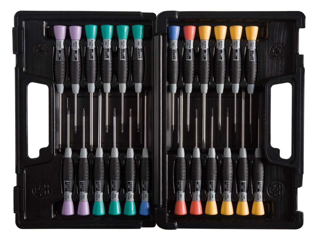 Bahco præcisions-skruetrækkersæt 706-5 med 24dele