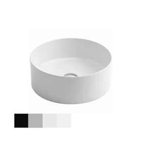 Lavabo Mate Slim porcelænshåndvask hvid Ø400 x H150 mm