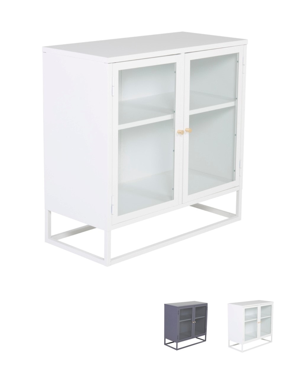 Venture Design Bakal vitrineskab 85 x 85 cm