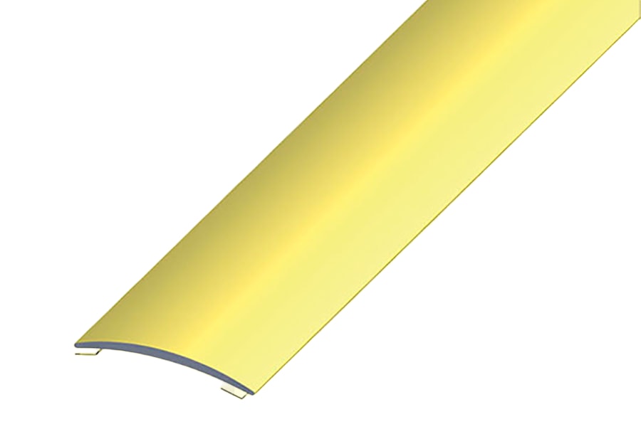 Alfer tæppeovergang selvklæbende messingeloxeret 40 x 5 mm 1 meter