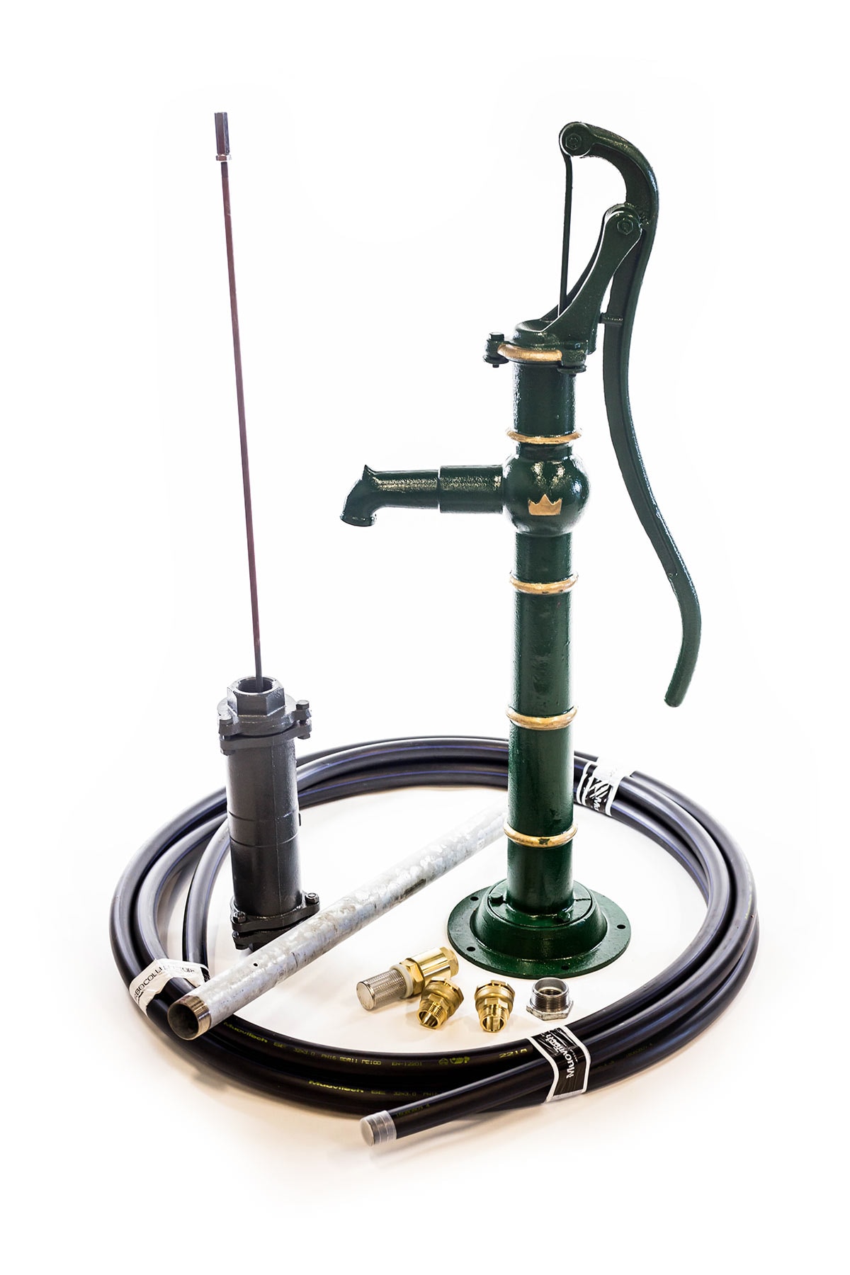 Kronan Vandpumpe til Haven (komplet med sugesæt)