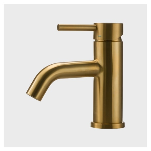 Primy Steel Wave Sand håndvaskarmatur i guld