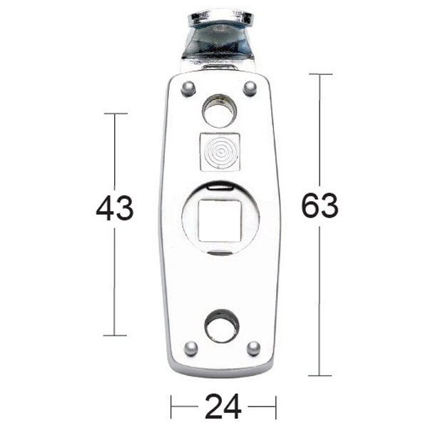 Habo håndtagsspærre automatisk matkrom
